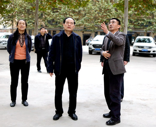 校领导一行到文化路校区调研