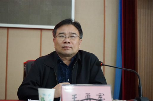 党委副书记王勇军主持会议