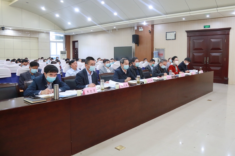 汇报会现场